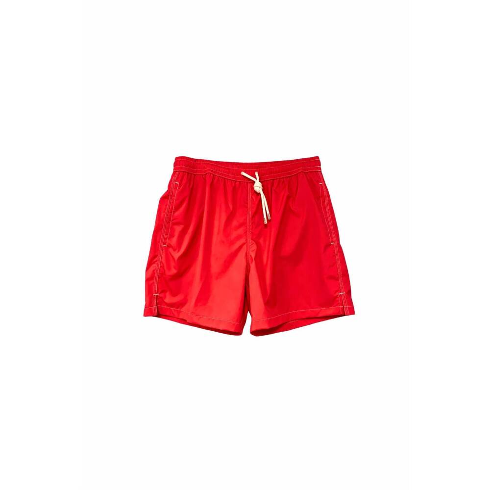 NEW FEDELI men's madeira airstop swim shorts trunks in bright red